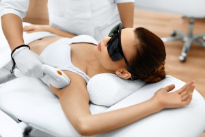 Body,Care.,Underarm,Laser,Hair,Removal.,Beautician,Removing,Hair,Of